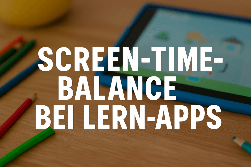 Screen-Time-Balance bei Lern-Apps – So viel digitales Lernen ist gesund für Kinder